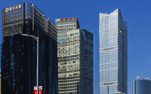 北京財(cái)富中心外觀圖